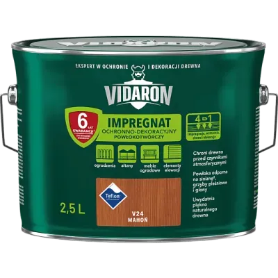 VIDARON IMPREGNAT OCHRONNO - DEKORACYJNY POWŁOKOTWÓRCZY V24 MAHOŃ 2,5L.png