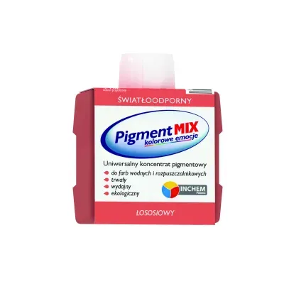 Uniwersalny koncentrat pigmentowy w postaci wodnej dyspersji pigmentów z dodatkiem środków dyspergująco-zwilżających i regulatorów lepkości. Koncentrat Pigment MIX nie zawiera żadnych żywic, glikolu etylenowego, metali ciężkich, lotnych związków organicznych (VOC) i alkilofenoli oksyetylenowanych (APEO).
