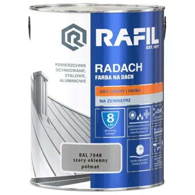 RAFIL RADACH FARBA NA DACH SZARY OKIENNY PÓŁMAT RAL 7040 10 L ŚNIEŻKA.jpg
