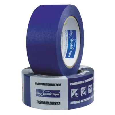 Profesjonalna Taśma Malarska specjalnie przygotowana do długiego przebywania na powierzchni i łatwego usuwania bez uszkadzania podłoża oraz pozostawiania śladów kleju. Odporna na działanie promieni słonecznych UV.