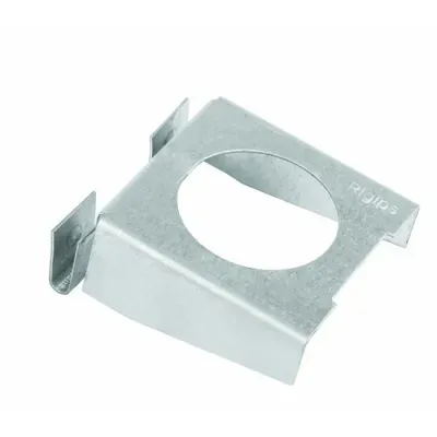 RIGIPS Łącznik poprzeczny do profili CD 60, grubość 1,0 mm. Służy do łączenia profili sufitowych CD 60 w jednopoziomowej konstrukcji sufitów podwieszanych z płyt gipsowo - kartonowych.