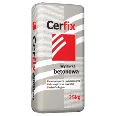 Wylewka betonowa Cerfix jest mrozoodporna i wodoodporna, nadaje się do powszechnego stosowania w budownictwie ogólnym, może być wykorzystywana zarówno w nowych jak i przy modernizacji starych budynków, w pomieszczeniach mieszkalnych, przemysłowych oraz w budynkach użytecznoości publicznej.