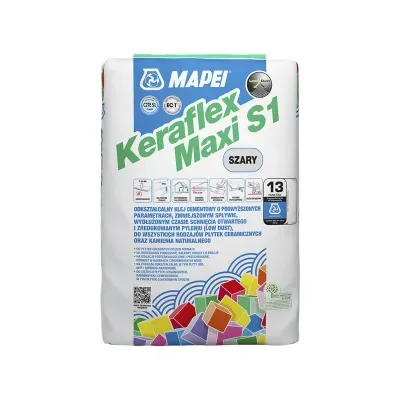 Odkształcalny klej cementowy o podwyższonych parametrach, zmniejszonym spływie, wydłużonym czasie schnięcia otwartego i zredukowanym pyleniu (Low Dust), do wszystkich rodzajów płytek ceramicznych oraz kamienia naturalnego.