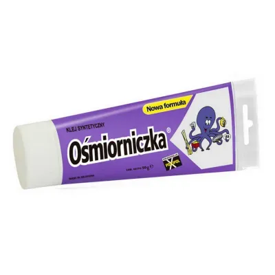 OŚMIORNICZKA® to klej idealnie nadający się do przyklejania cokołów i listew.
•      Jest łatwy w zastosowaniu.
•      Przez kilka minut daje możliwość korekty położenia łączonych elementów.
•      Wiąże z dużą siłą.
•      Pełną wytrzymałość uzyskuje w ciągu 24 godzin.
•      Może być malowany.
•      Resztki produktu można łatwo usunąć wodą.
•      Może być stosowany zarówno we wnętrzach, jak i na zewnątrz, gdyż po stwardnieniu jest odporny na różne warunki pogodowe