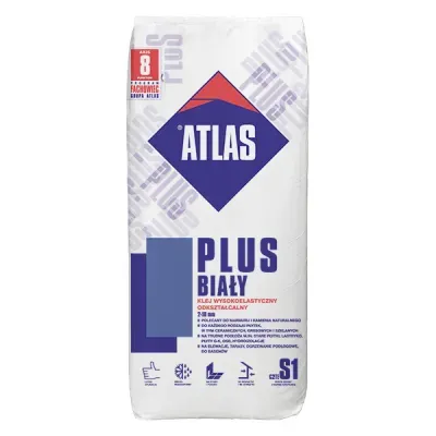 W recepturze kleju ATLAS PLUS BIAŁY zastosowano technologię polimerową. Dzięki wysokiej zawartości redyspergowalnych żywic polimerowych, klej cementowy uzyskuje unikalne właściwości, czyniące go produktem o najwyższych parametrach technicznych i eksploatacyjnych, gwarantując trwałość przez długie lata. Obecność polimerów zapewnia uzyskanie wysokiej przyczepności każdej okładziny do każdego podłoża, także do tzw. podłoży trudnych i krytycznych. Dzięki przeplataniu się sieci polimerowej z siecią nieorganicznych wiązań hydratacyjnych cementu, klej uzyskuje wyjątkowe parametry. Zastosowanie białego cementu ogranicza wystąpienie przebarwień okładziny.
Wykorzystanie technologii polimerowej to korzyści w postaci:
- możliwości przyklejenia okładzin każdego typu, zarówno nasiąkliwych jak i nienasiąkliwych
- możliwość przyklejania płytek na tzw. trudnych podłożach w tym płyty OSB, g-k, stare płytki „okładzina na okładzinę” a także narażonych na duże i bardzo duże obciążenia mechaniczne oraz 
