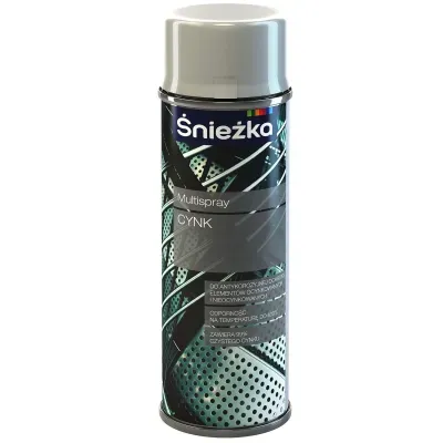 Spray cynkowy przeznaczony do antykorozyjnej ochrony elementów metalowych tj. części karoserii, układy wydechowe, bramy, ogrodzenia. Spray zawiera 99% czystego cynku. Jest odporny na czynniki atmosferyczne. Po utwardzeniu jest odporny na temperaturę do 600°C.