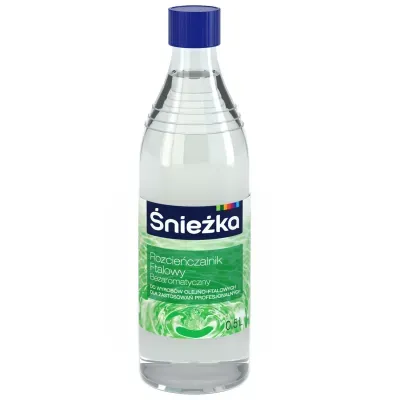 Rozcieńczalniki Śnieżka produkowane są z najwyższej jakości surowców.   Stanowią specjalistyczną linię produktów dedykowaną do konkretnych rodzajów   wyrobów i do ściśle określonego celu tj. rozcieńczania, miejscowego odtłuszczania   powierzchni oraz mycia narzędzi malarskich.