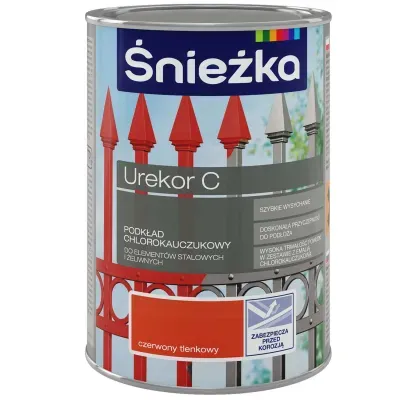 - szybkie wysychanie
- doskonała przyczepność do podłoża
- wysoka wytrzymałosć powłoki w zestawie z emalią chlorokauczukową

Farba przeznaczona jest do antykorozyjnego gruntowania elementów stalowych i żeliwnych eksploatowanych na zewnątrz pomieszczeń przed malowaniem emaliami chlorokauczukowymi. Może być również stosowany pod inne emalie i farby nawierzchniowe tj. ftalowe, alkidowe.