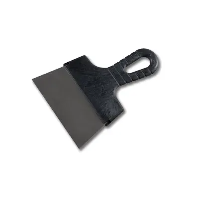 Szpachla fasadowa stal nierdzewna, rękojęść z tworzywa stucznego.