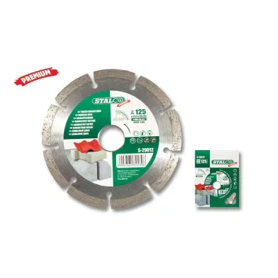 Tarcza diamentowa segmentowa do cięcia na sucho.