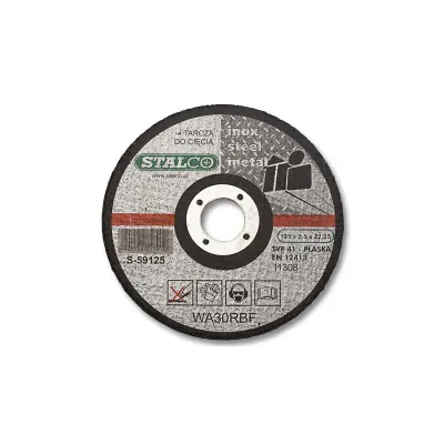 Tarcza do cięcia metalu płaska.