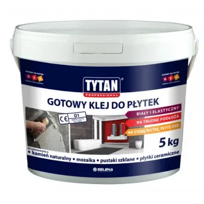 Gotowy do użycia klej dyspersyjny o wysokiej sile klejenia. Przeznaczony do klejenia płytek ściennych i podłogowych, okładzin z kamienia naturalnego, tworzywa sztucznego, mozaiki szklanej, elementów betonowych oraz pustaków szklanych wewnątrz i na zewnątrz pomieszczeń.
Zalecany na typowe podłoża budowlane, płyty wiórowe, OSB, stare okładziny ceramiczne, posadzki z ogrzewaniem podłogowym i powierzchnie narażone na podwyższone działanie wilgoci. Przydatny przy remontach i drobnych naprawach, zalecany do montażu płyt izolacyjnych i dekoracyjnych.