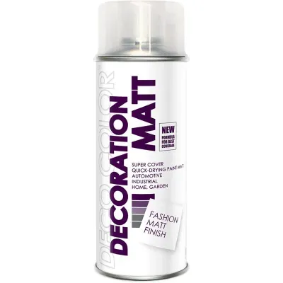 Linia wyjątkowo dekoracyjnych lakierów o wykończeniu satynowo-matowym. Uniwersalny lakier syntetyczny na bazie rozpuszczalnikowej do malowania powierzchni z metalu, drewna, ceramiki, szkła, wikliny, kartonu, tkanin, kwiatów żywych i sztucznych, oraz niektórych tworzyw sztucznych i plastików.