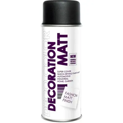 Linia wyjątkowo dekoracyjnych lakierów o wykończeniu satynowo-matowym. Uniwersalny lakier syntetyczny na bazie rozpuszczalnikowej do malowania powierzchni z metalu, drewna, ceramiki, szkła, wikliny, kartonu, tkanin, kwiatów żywych i sztucznych, oraz niektórych tworzyw sztucznych i plastików.