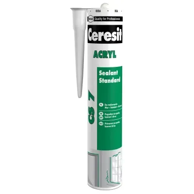 Akryl uniwersalny CS7 biały 280ml Ceresit