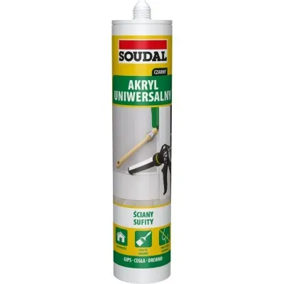 Akryl uniwersalny czarny 280ml Soudal