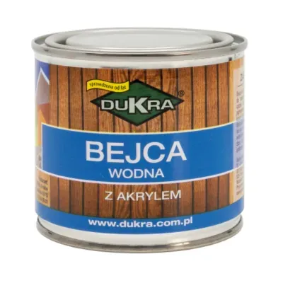 Bejca do drewna wodna dąb 250ml z akrylem Dukra