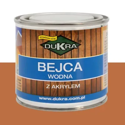 Bejca do drewna wodna mahoń 250ml z akrylem Dukra