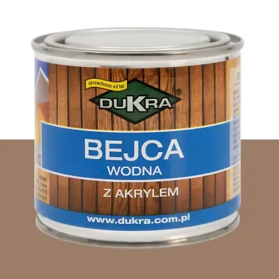 Bejca do drewna wodna orzech 250ml z akrylem Dukra