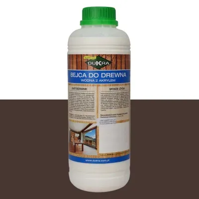Bejca do drewna wodna palisander 1l z akrylem Dukra