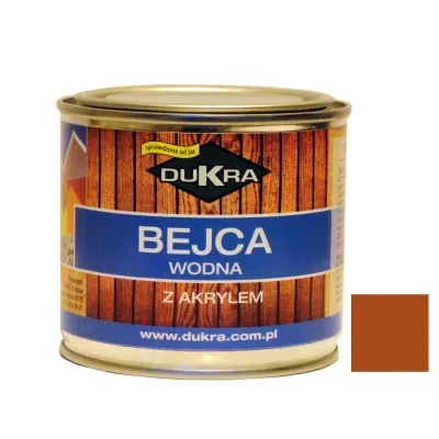 Bejca do drewna wodna teak 250ml z akrylem Dukra