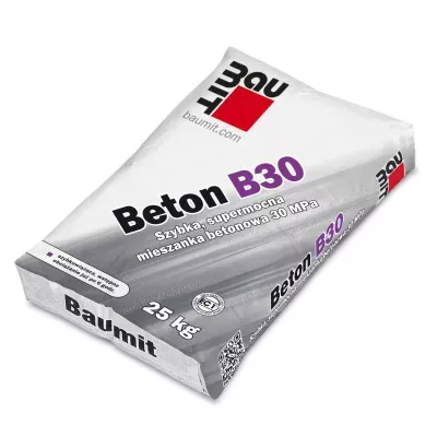 Beton B30 25kg gotowa mieszanka betonowa supermocna Baumit