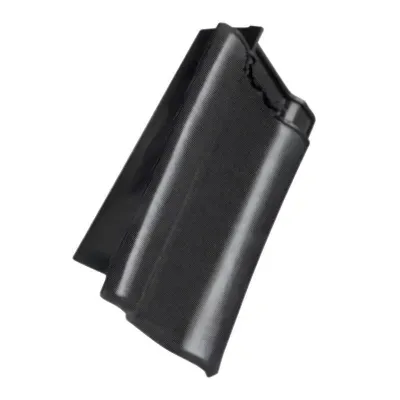 Oryginalne opakowanie: Dachówka ceramiczna Koramic Alegra 9 szczytowa lewa antracytowa matowa angoba