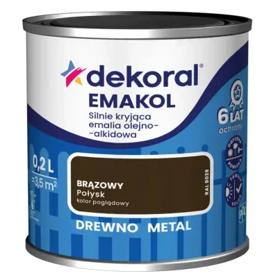 Emakol Strong brązowy połysk 0,2l