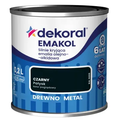 Emakol Strong czarny połysk 0,2l