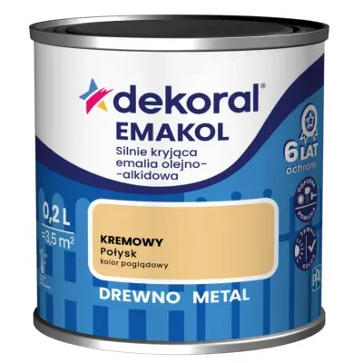 Emakol Strong kremowy połysk 0,2l