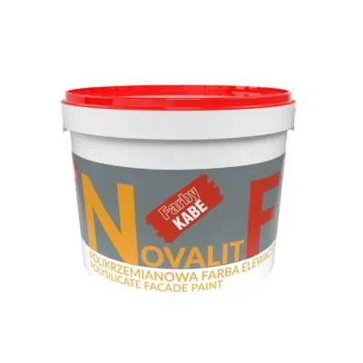 Farba elewacyjna silikatowa Novalit F 10l baza A biała Kabe