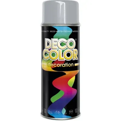 Farba w sprayu Decoration szary RAL7001 400ml Deco Color