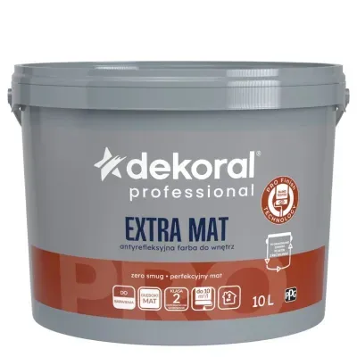 Farba wewnętrzna mieszalnikowa Akrylit Extra Mat baza ZN 9,25l Dekoral Professional