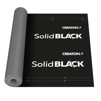 Folia dachowa paroprzepuszczalna SOLIDBLACK 1,5mx50m 190g/m2 Creaton