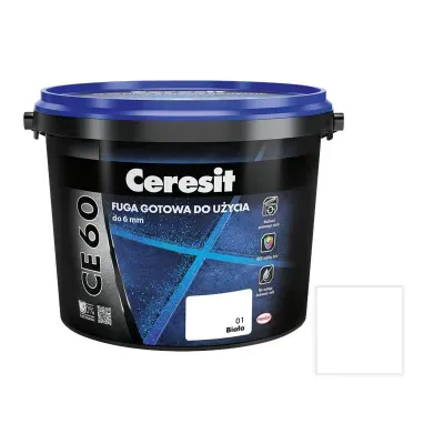 Fuga polimerowa gotowa CE60 biała 2kg Ceresit