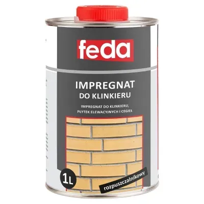 Impregnat do klinkieru rozpuszczalnikowy 1l Feda