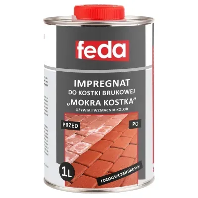 Impregnat do kostki brukowej Mokra Kostka rozpuszczalnikowy 1l Feda