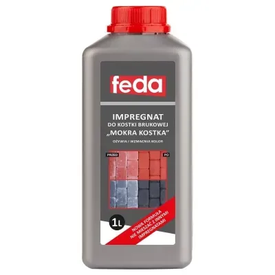 Impregnat do kostki brukowej Mokra Kostka wodny 1l Feda