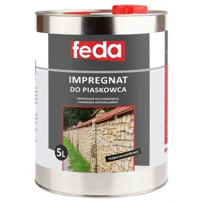 Impregnat do piaskowca rozpuszczalnikowy 5l Feda