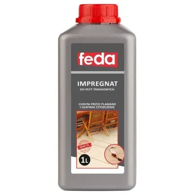 Impregnat do płyt tarasowych 1l Feda