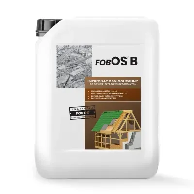 Impregnat ogniochronny do drewna konstrukcyjnego Fobos B 5l do wewnątrz Luvena