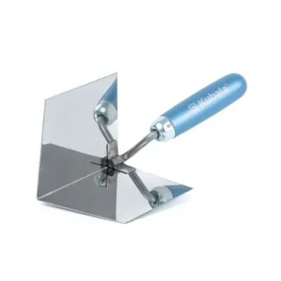 Oryginalne opakowanie: Kielnia sztukatorska nierdzewna 97x120mm kąt wewnętrzny Kubala