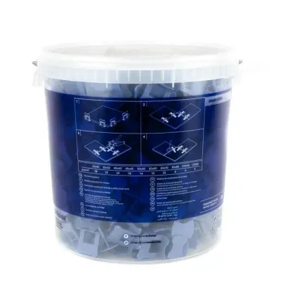 Oryginalne opakowanie: Klipsy do poziomowania płytek 3mm 800szt. Smart Level Kubala