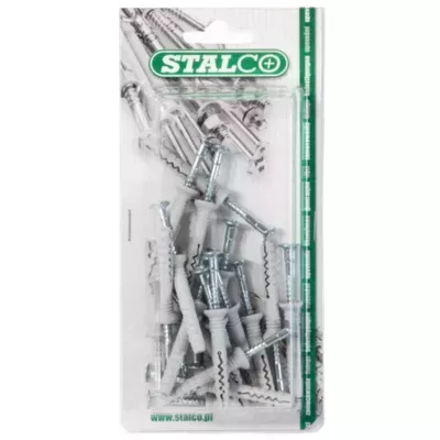 Kołek szybkiego montażu z kołnierzem 6x60mm 15szt. BKSM-K 6*.60 Stalco