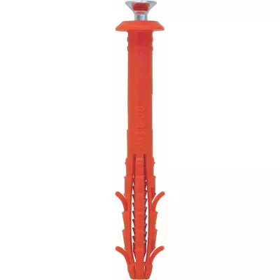 Kołek szybkiego montażu z kołnierzem 6x60mm 200szt. z 4-stronną strefą rozporu Amex