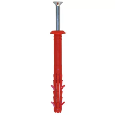 Kołek szybkiego montażu z kołnierzem 6x60mm 8szt. z 4-stronną strefą rozporu Amex