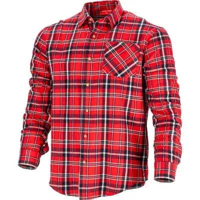 Koszula Flanelowa Czerwono-Granatowarozm.XL 170g/m2 Lahti