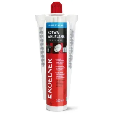 Kotwa chemiczna poliestrowa KEM-PSF uniwersalna bez styrenu 300ml Koelner