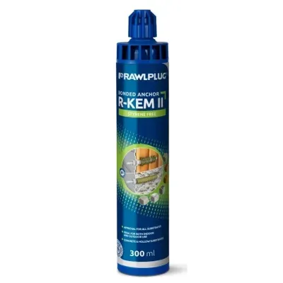 Kotwa chemiczna poliestrowa R-KEM-II standardowa bez styrenu 300ml Rawlplug