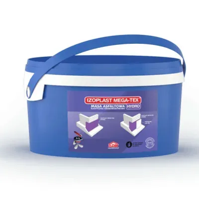 Masa bitumiczna rozpuszczalnikowa Izoplast Mega-Tex 6kg ADW